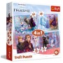 Frozen Puzzle 4 En 1