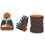 Naruto Set 3 Pcs Gorro+Braga Cuello+Guantes