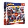 Spiderman Puzzle 4 En 1