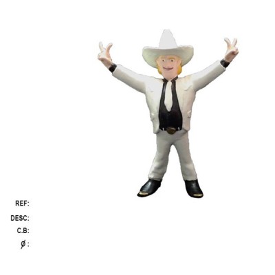 Carson Figura Pvc _ Atrapa La Bandera-Comansi