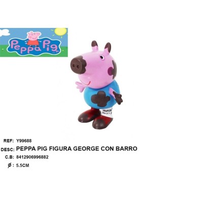Figura George Con Barro-Peppa Pig 5.5Cm-Comansi
