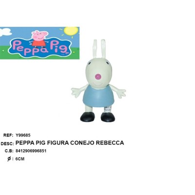 Figura Conejito Rebeca-Peppa Pig 6.7Cm-Comansi