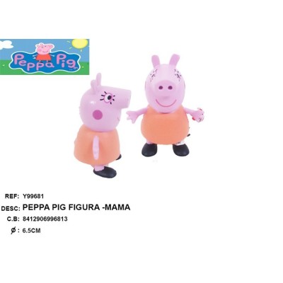 Figura Mama Pig-Peppa Pig 6.5Cm-Comansi