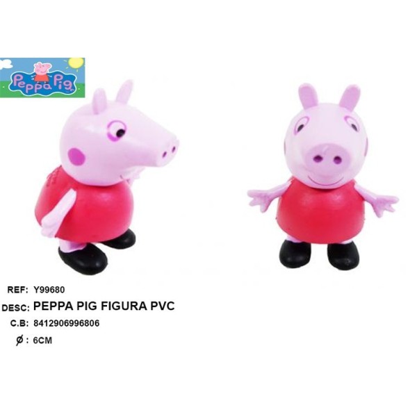 Figura Peppa Pig Pvc 6Cm