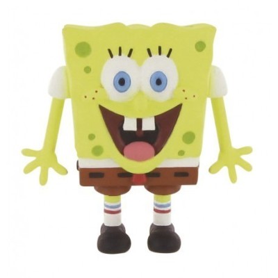 Bob Esponja Sonrisa Figura Pvc 7Cm-Comansi