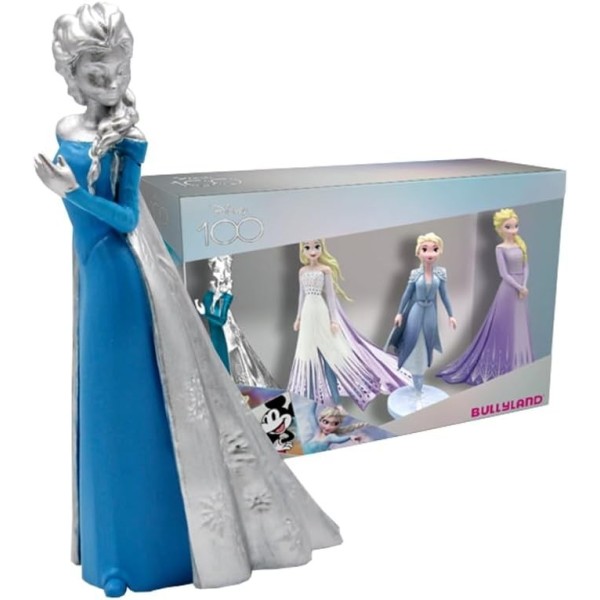 Bullyland 13415-100 A?Os De Disney Juego De Figuras Con La Princesa Elsa En 4 Versiones