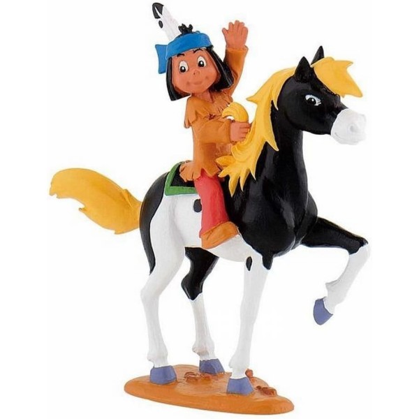 Figura De Juego, Yakari En El Peque?O Trueno- Bullyland