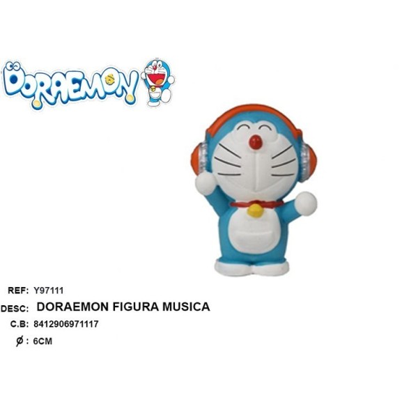 Figura Pvc Doraemon Music-Comansi