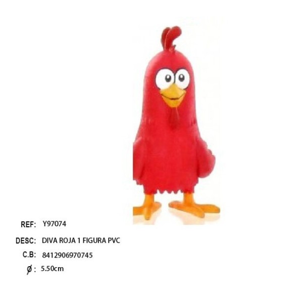 Diva Roja 1 Figura Pvc 5.50Cm