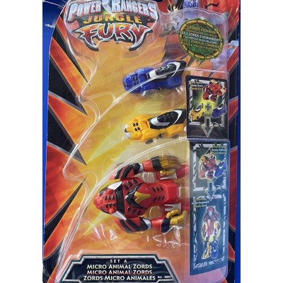 Bandai 30040 Power Rangers Jungle Fury - Set A Micro Animal Zords