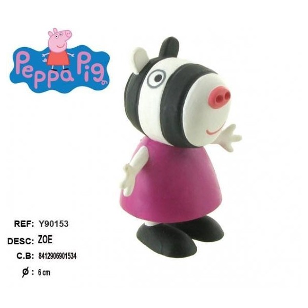Figura Zoe - Peppa Pig 6Cm-Comansi
