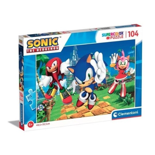 Sonic Puzzle  Super Color 104 Pzas