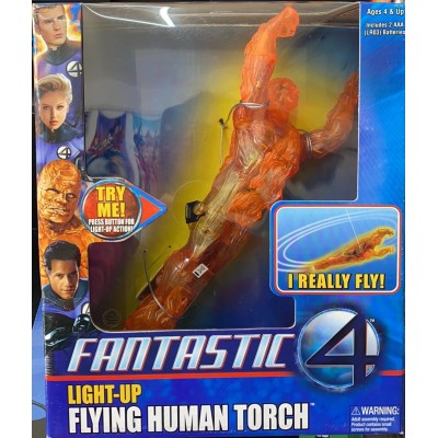 Toy Biz Fantastic 4 Flying Human Torch 26*22*9Cm