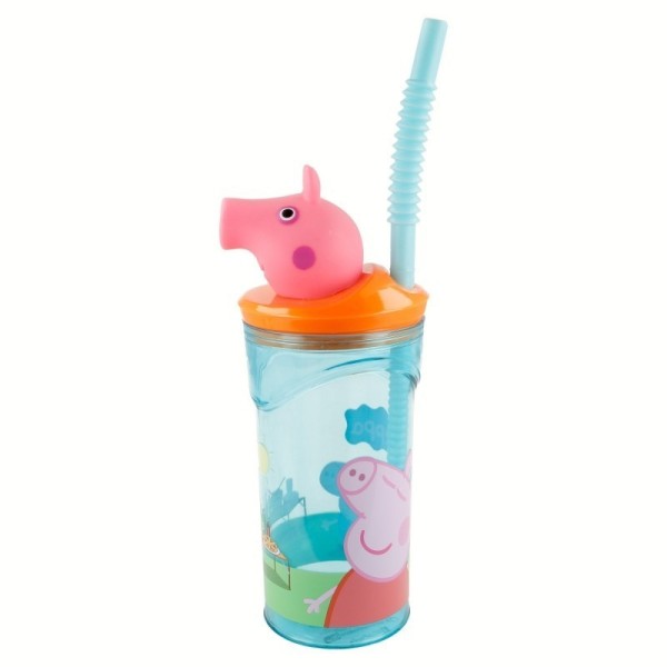 Peppa Pig Vaso Con 3D Figura 360Ml