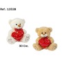 Oso Peluche Corazon Te Quiero Contorno  2 Colores 30Cm