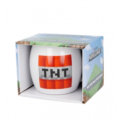 Taza Ceramica Globe 380 Ml | Minecraft En Caja De Regalo