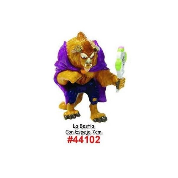 BESTIA CON ESPEJO -7CM. LA BELLA Y LA BESTIA