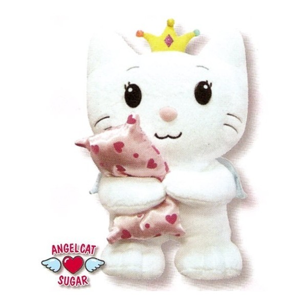 Angel Cat Peluche 35Cm Con Almuada
