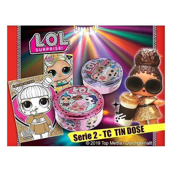 Lol Surprise Caja Metalica Con 42 Cartas