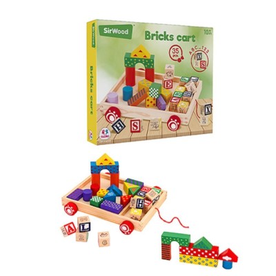 Carro Remolcable Madera C / 12Cubi40591