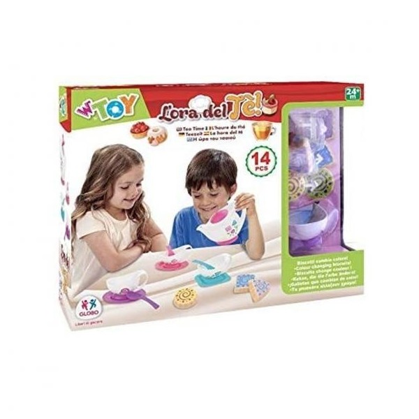 Set De Té 14Pzs Cambiando Color 27X34.5Cm