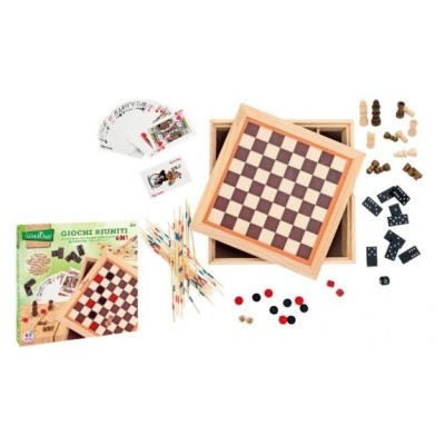 Juguete De Madera Giochi Riuniti 6In 1 27X27Cm