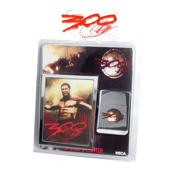 300 Mechero Y Porta Tarjeta Leonidas