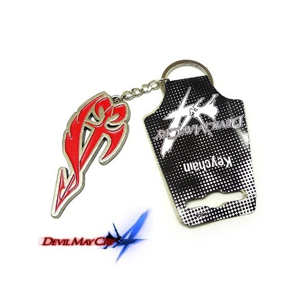 Devil May Cry Llavero Metal - Modelo Simbolo Espada