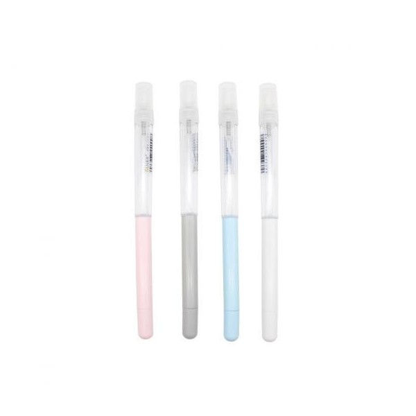 BOLIGRAFO CON BOTELLA VACIA DEL RECAMBIO DE PERFUME DEL DESINFECTANTE DE MANO