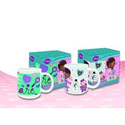Taza Porcelana Con Caja Surtidos Doctora Juguetes