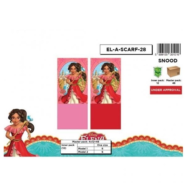 Braga Cuello Coralina Niña Elena De Avalor