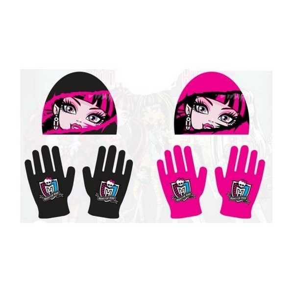 Monster High Set Gorro Con Guantes 2Modelo
