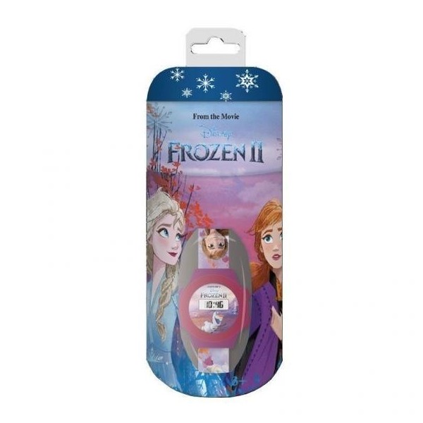 Frozen 2 Reloj Digital Con Hucha Metalico