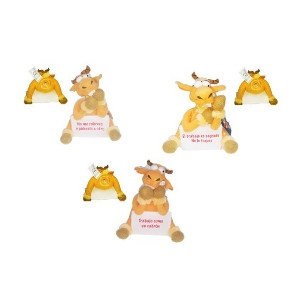 Peluche Con Ventosa Cabra Loca