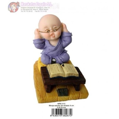Monje Estudio De Dictado 9Cm Figura