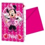 6U Invitaciones Minnie