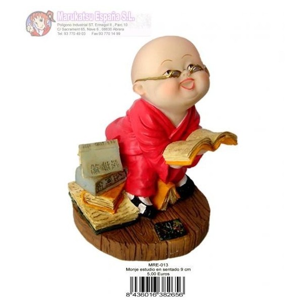 Monje Estudio En Sentedo 9Cm Figura