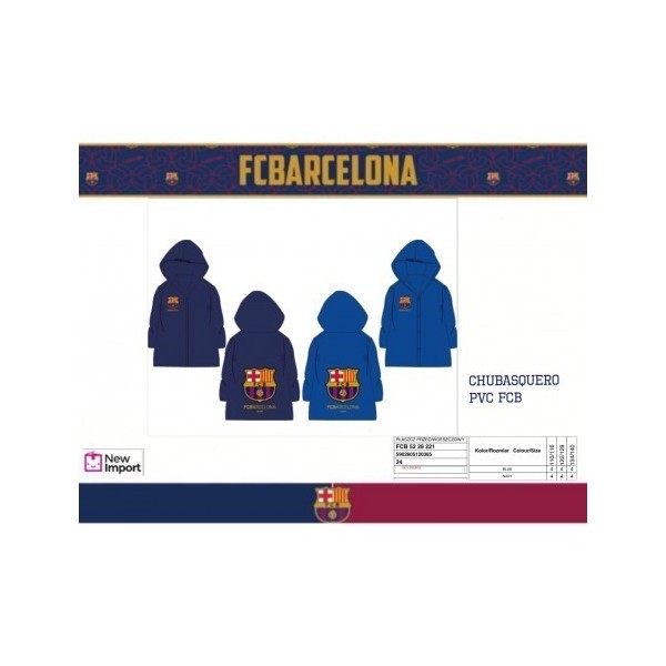 Chubasquero Nino Fc Barcelona