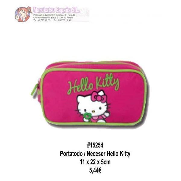 Portatodo/Neceser Hello Kitty 11X22X5Cm
