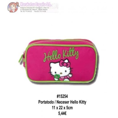 Portatodo/Neceser Hello Kitty 11X22X5Cm