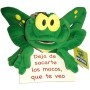 Peluche Rana Loca 20 Cm:  Deja De Sacarte Los Mocos. Que Te Veo