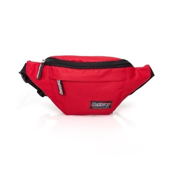 Riñonera 2 Cremalleras Roja