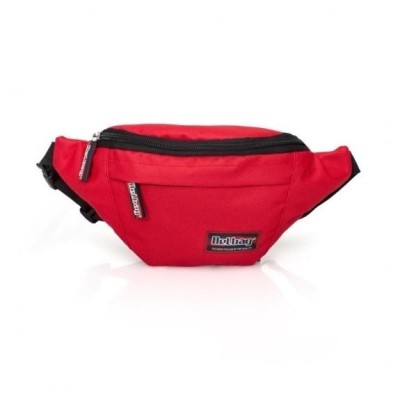 Riñonera 2 Cremalleras Roja