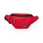 Riñonera 2 Cremalleras Roja