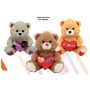 Coleccion Osos San Valentin Peluche 3Modelos 30Cm