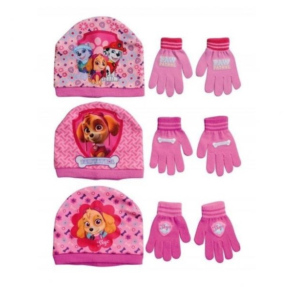 Set 2 Piezas Paw Patrol Gorro + Guantes