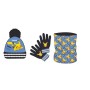 Pokemon Set3 Gorro Ponpon+Guantes+Braga De Cuello
