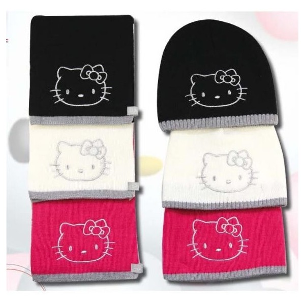 Gorro + Bufanda Hello Kitty