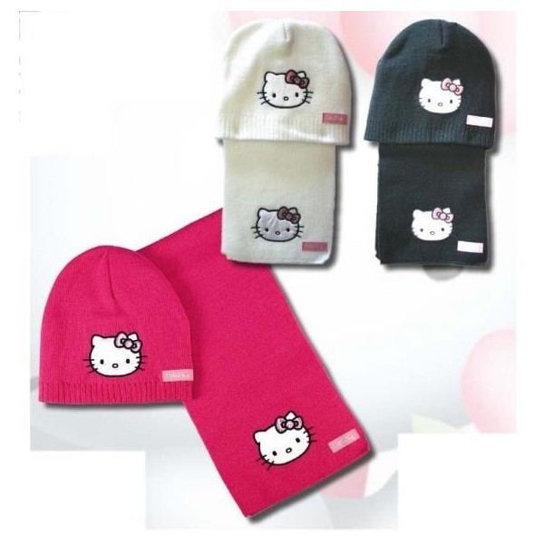 Gorro + Bufanda Hello Kitty
