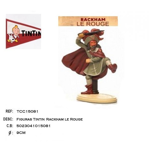 Figuras Tintin Tcc15081-Rackham Le Rouge